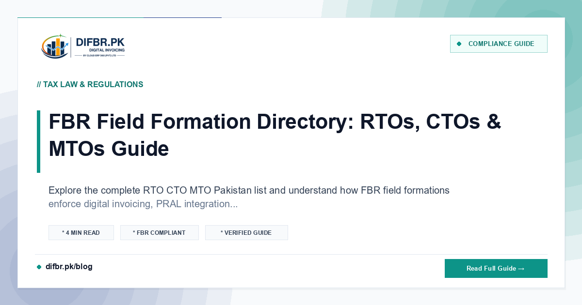 FBR Field Formation Directory: RTOs, CTOs & MTOs Guide